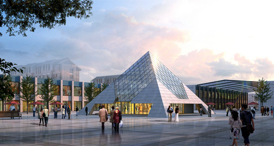 遵化金字塔网架